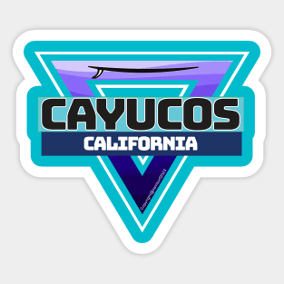 Cayucos Central Coast -California Surf Breaks Sticker